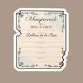 K.P. Hob's Dance Card, ACOFAF, Delloso De La Rue, Dimension 20 Fanart, DnD Fan Gift, Matte Sticker, Uv, Scratch, And Water Resistant