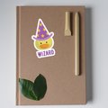 Glossy Wizard Duck Sticker, Duck Sticker, Wizard Sticker, TTRPG Sticker, Duckgeons and Dragons, Glossy Sticker