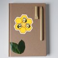 Honeycomb D20 Sticker, D20 Sticker, Dnd Sticker, Cute Dnd Sticker, Bee Sticker, Cute Bee Sticker, Glossy Sticker