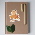 pumpkin dice latte sticer, funny fall sticker, RPG sticker, Dnd sticker, punny sticker, dnd pumpkin spice latte sticker, glossy sticker