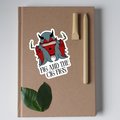 Fig and the Cig Figs Band Sticker, Dimension20, Dnd Sticker, dimension 20 sticker, fantasy high sticker, glossy sticker