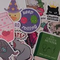 randomized oops sticker bundle, randomized sticker bundle, oops sticker bundle, grab bag, mystery sticker bundle, dnd sticker bundle