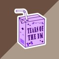 Tears of the DM sticker, Juicebox sticker, RPG sticker, DnD, DM sticker, gift for DnD players, funny DnD gift, nerdy sticker, glossy sticker
