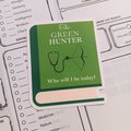 Glossy The Green Hunter sticker, ACOFAF, dnd sticker, Airry Pearry, Glossy Sticker