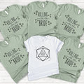 Bride and Bridesmaid Shirts, DnD Themed Bachelorette Party, DnD Bridesmaids Shirts, Wedding T-shirts, Bridal Party Shirts, DnD Party Shirts