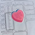 DnD Candy Hearts, Candy Hearts stickers, funny dnd sticker, valentines dnd stickers, cute dnd stickers, heart stickers