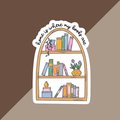 home is where my books are, booklover sticker, booklover gifts, gift for reader, booklover accessories, cute booklover gift