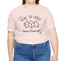 DnD Bridesmaid Shirt, Here to Cause Some Damage Shirt, DnD Shirt, Bridal Party Shirt, Nerdy Bridal Party, Gifts for Gamers
