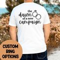 Nerdy Engagement T-shirt, DnD Engagement T-shirt, Bride and Groom T-Shirt, Matching Couple Shirt, Customizable Engagement Gift, Nerdy Bride