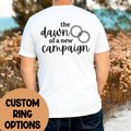 Nerdy Engagement T-shirt, DnD Engagement T-shirt, Bride and Groom T-Shirt, Matching Couple Shirt, Customizable Engagement Gift, Nerdy Bride