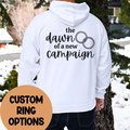 Nerdy Engagement Hoodie, DnD Engagement Hoodie, Bride and Groom Hoodie, Couples Matching Hoodie, Customizable Engagement Gift, Nerdy Bride