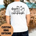 Nerdy Engagement T-shirt, DnD Engagement T-shirt, Bride and Groom T-Shirt, Matching Couple Shirt, Customizable Engagement Gift, Nerdy Bride