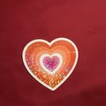 Lesbian Flag Heart Sticker