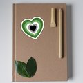 Aromantic Heart Sticker, Aromantic Flag, Aromantic Sticker, Aromantic Pride