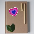 Bi Heart Sticker, Bi Pride, Bi Visibility, Bisexual Flag, Bi Flag