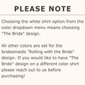 Bride and Bridesmaid Shirts, DnD Themed Bachelorette Party, DnD Bridesmaids Shirts, Wedding T-shirts, Bridal Party Shirts, DnD Party Shirts