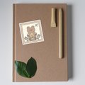 teddy bear stamp sticker, floral stamp sticker, flower sticker, stamp sticker, bear sticker