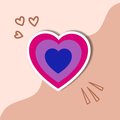 Bi Heart Sticker, Bi Pride, Bi Visibility, Bisexual Flag, Bi Flag
