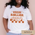 High Roller DnD T-Shirt, Retro Shirt, D20 Dice Shirt, DnD Dice Shirt, DnD Shirt, Gift for DnD Players, RPG Shirt, Retro T-shirt Gift
