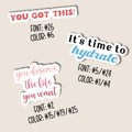 custom text sticker, personalized sticker, custom sticker gift, custom label