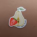 Eat More Fruit Sticker, Vagina Sticker, Fruit Sticker, Funny Sticker, Inappropriate Gifts, Lesbian Gift, funny lesbian sticker