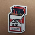 Glossy Fig and the Cig Figs Sticker, Fantasy High Sticker, dimension 20 sticker, dnd sticker, glossy sticker