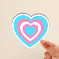 Trans Heart Sticker