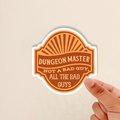 Dungeon Master Sticker, all the bad guys sticker, dm sticker, dnd sticker, dnd, gift for DM, RPG, TTRPG, Glossy sticker