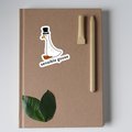 sensible goose sticker, goose sticker