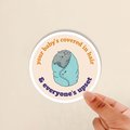 Glossy Kugrash Sticker, Unsleeping City, Dimension20 Sticker, dnd sticker, glossy sticker