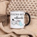 found my rollmate mug, nerdy wedding gift, nerdy bachelorette gift, RPG Player Gift, TTRPG, polyhedral dice, gift for DM
