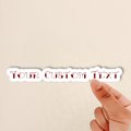 custom text sticker, personalized sticker, custom sticker gift, custom label