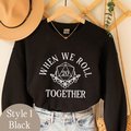 Nerdy Couple Sweatshirt, Matching Nerdy Marriage Sweatshirts, Couple Shirts, Roll with Advantage, Friendship Shirts, RPG Player Gift