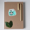 milk sticker, cute cow, please tolerate me sticker, lactose intolerance, funny sticker, silly kindle sticker, notebook sticker