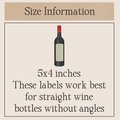 custom wine label for occasions, pairs well with custom text wine label, personalized wine label, personalized message, gift for friend