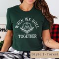Christmas DnD Couple Shirts, Roll with Advantage, Nerdy Couple Shirt, Friendship Shirts, Matching Nerdy Shirts