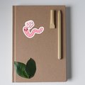 funny worm sticker, meme sticker, gift for friends, girlfriend gift, cute worm
