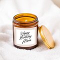 dual tone cursive custom text candle label, candle label, personalized candle label, custom gift, candle lover gift