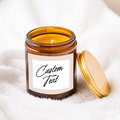 dual tone cursive custom text candle label, candle label, personalized candle label, custom gift, candle lover gift