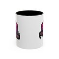 bisexual flag d20 dice mug, keep rolling, rpg dice mug, cute ttrpg gift, nerdy mug gift, bi pride flag mug