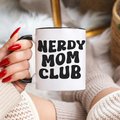 Nerdy Mom Club Mug, Gift for Mother's Day, Nerdy Mom, Funny Gift, RPG Player Gift, Game Master Gift