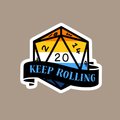 Matte AroAce D20, D20 sticker, LGBTQ Sticker, Nerdy Sticker, UV, Water, and Scratch Resistant, Matte Sticker