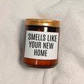smells like your new home candle label, candle label, new move gift, fresh start candle label, gift for friend