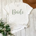 Sage Bride and Maid of Honor Shirts, Bachelorette Shirts, Bridal Party Group Shirts, Gift for Bride, Engagement Gift