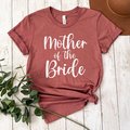 Heather Mauve and Mother of the Bride Shirts, Bachelorette Shirts, Bridal Party Group Shirts, Gift for Bride, Engagement Gift