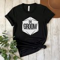 Nerdy Groom and Groomsmen Shirts, Rolling with the Groom, Bachelor Party Shirts, shirt for best man, ttrpg shirt, rpg player gift