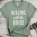 Sage Nerdy Bride and Bridesmaids shirts, Bachelorette Shirts, TTRPG Player Gift, Bride Shirt, Wedding Shirt, Gift for Nerdy Bride