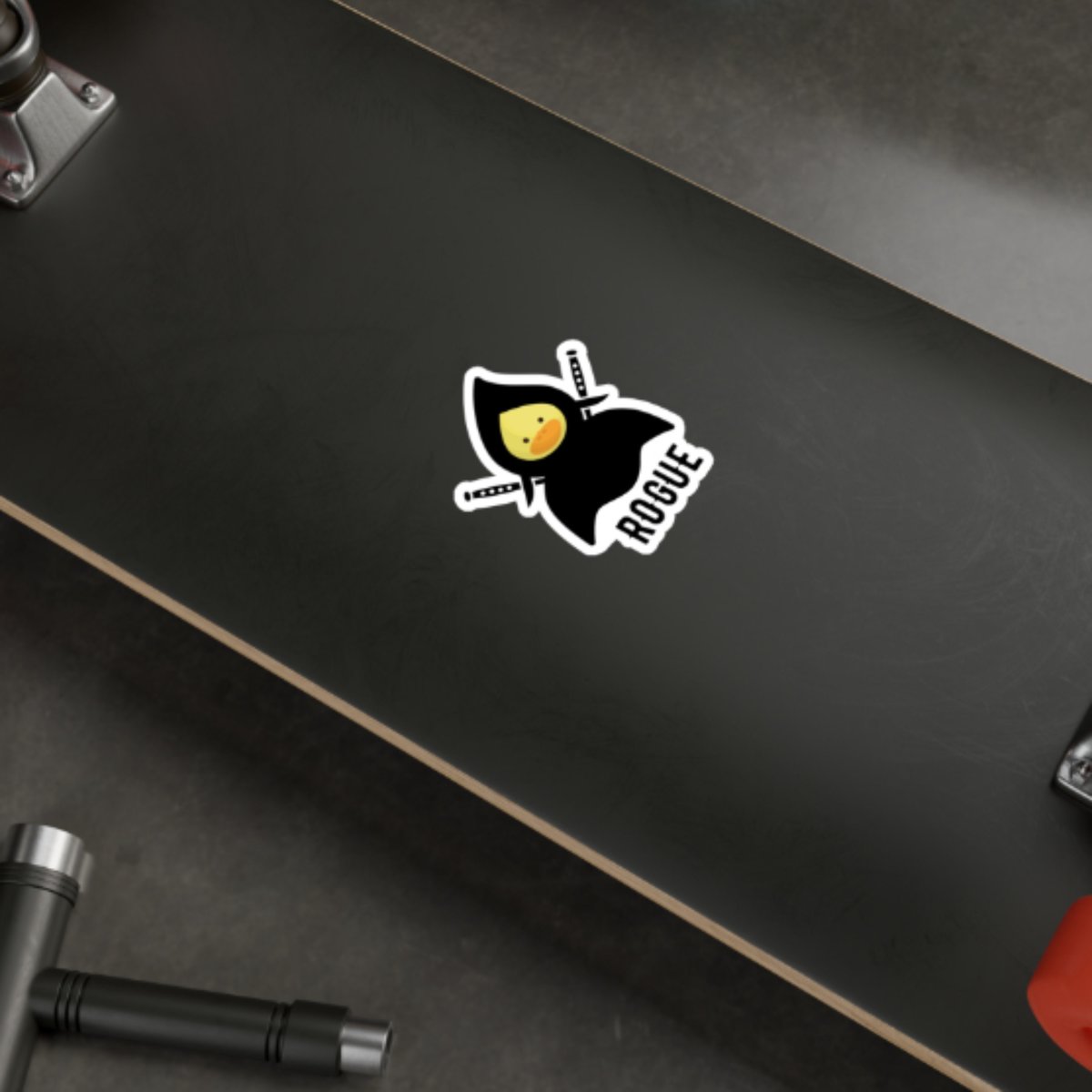 Duckgeons and Dragons Rogue, DnD Duck, Cute DnD Sticker, DnD Class Rogue, DnD Class Sticker