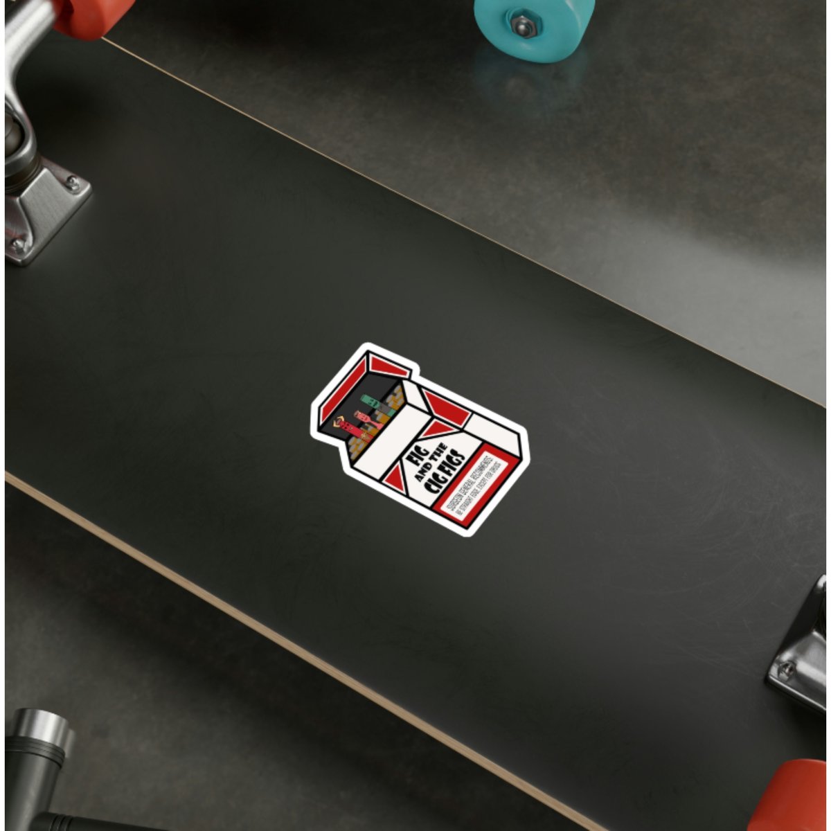 Fig and the Cig Figs Sticker, Fantasy High Sticker, Dimension 20 Sticker, DnD Sticker, Matte Sticker, Scratch, UV, and Water Resistant