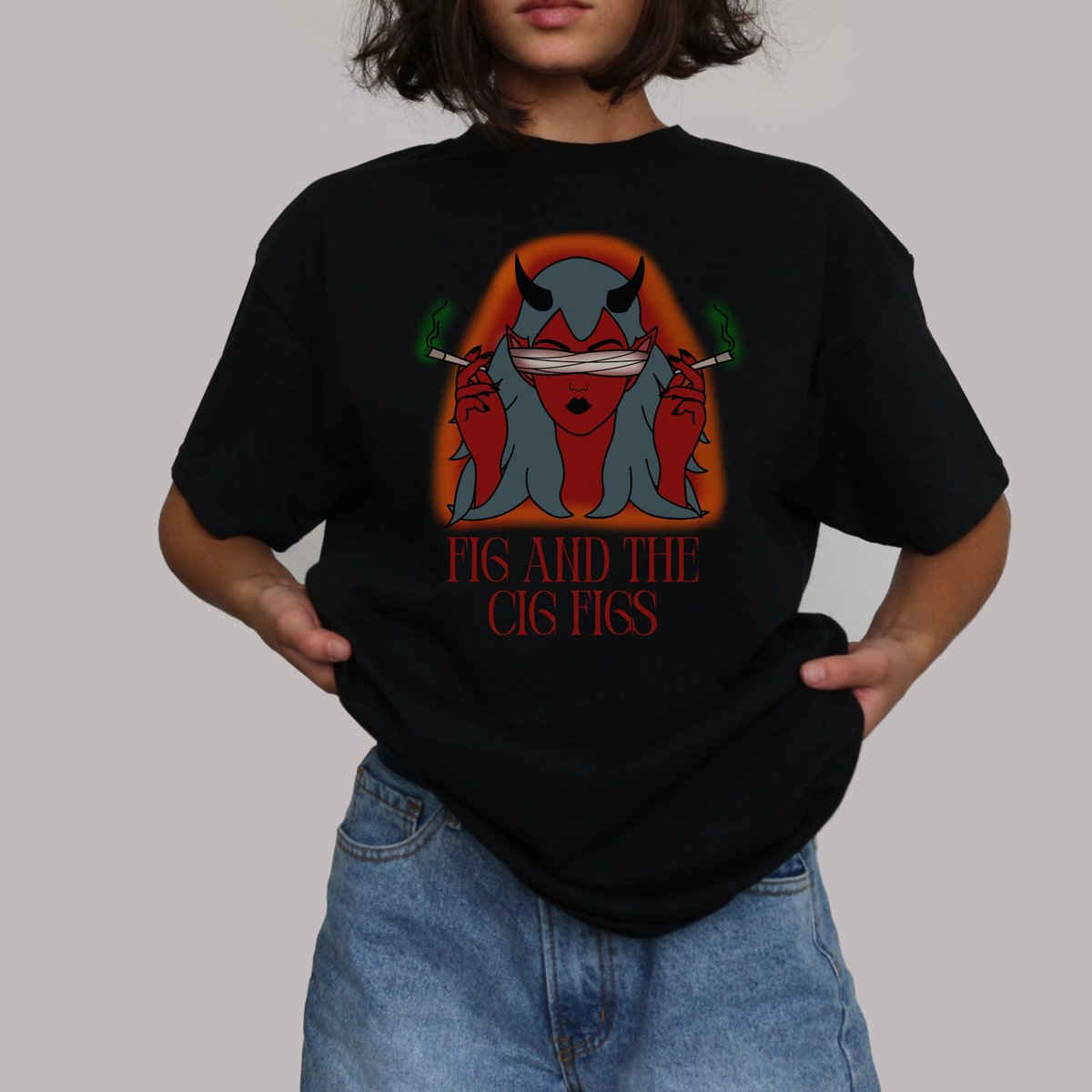 Fig and The Cig Figs Band T-Shirt, Fantasy High, Dimension 20 Fan T-Shirt, DnD Shirt, Nerdy Shirt